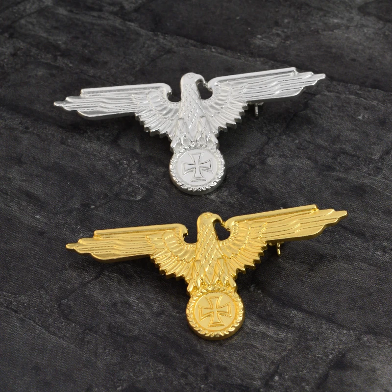 Немецкая брошь Орел Второй мировой войны, металлический значок немецких ветеранов, медаль с отворотом, значок на кнопке, мужские ювелирные изделия, подарок