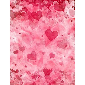 

Romantic sweetheart wedding birthday pink party photo studio backgrounds for newborn portrait photography backdrops