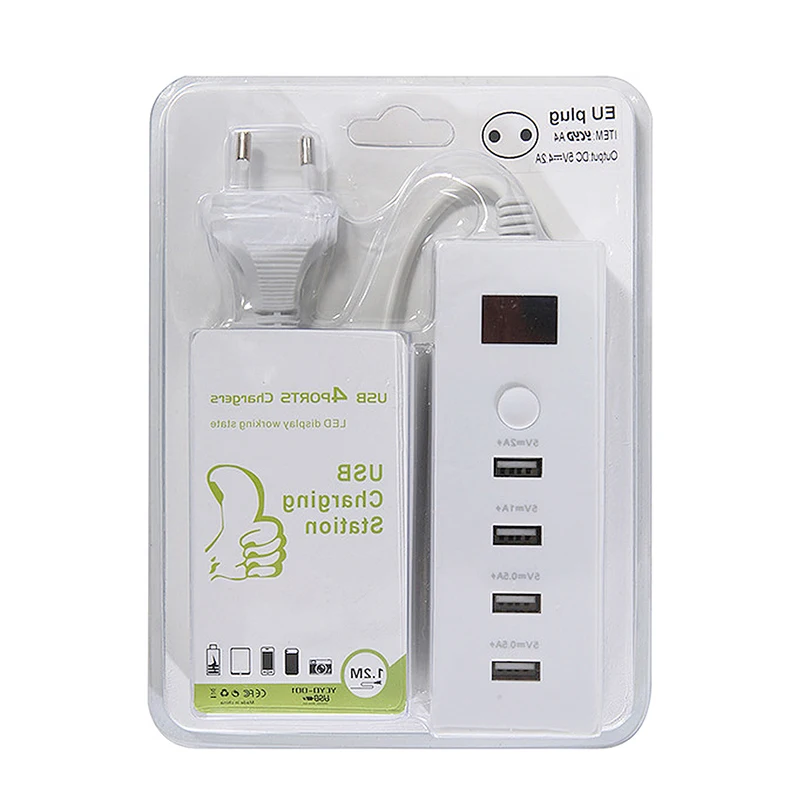 

Mobile phone charger 5v2a charging plug multi-port usb charger fast charge charger US/UK/EU USB Wall ChargerSmart fast charger