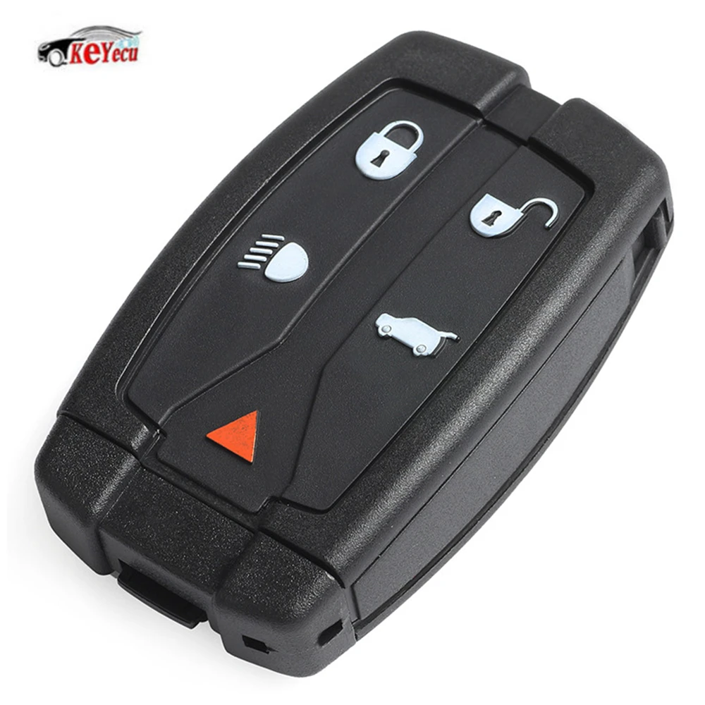Buy KEYECU Smart Remote Key Fob 5 Buttons 315MHz 433MHz with ID46 Chip for Land Rover freelander 2 LR2 FCC ID NT8TX9 with small key