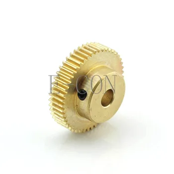 

1pcs 0.5M 45Teeth 3mm/4mm/5mm/6mm/6.35mm/7mm/8mm/9mm/10mm/11mm/12mm Bore Brass Motor Gear Wheel with Top Screw
