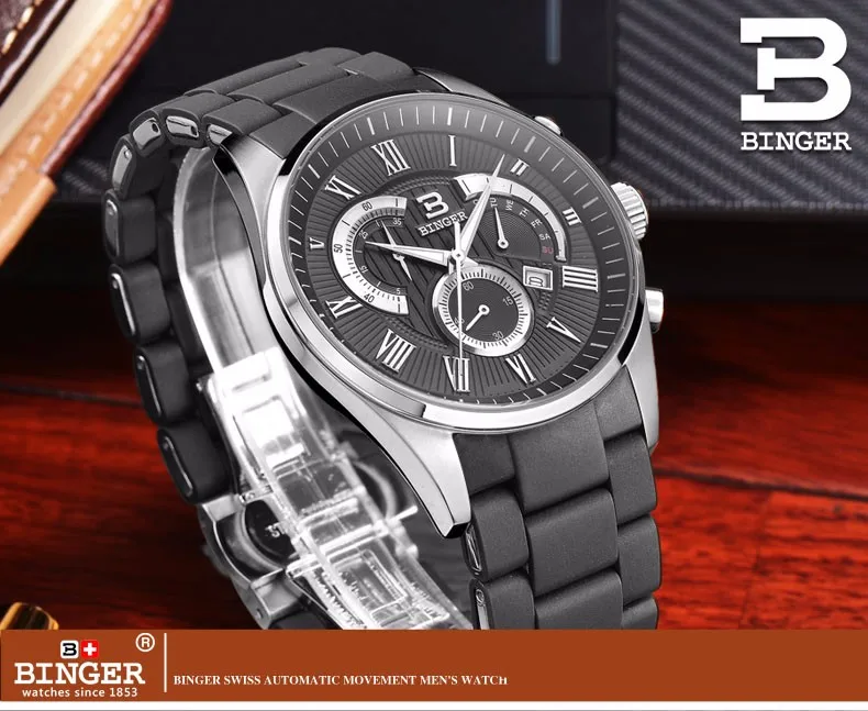 Лидер продаж Модные мужские столешницы Роскошные брендовые шесть цветов глубина водонепроницаемый 30 М часы хронограф спортивные военные часы Montre homme