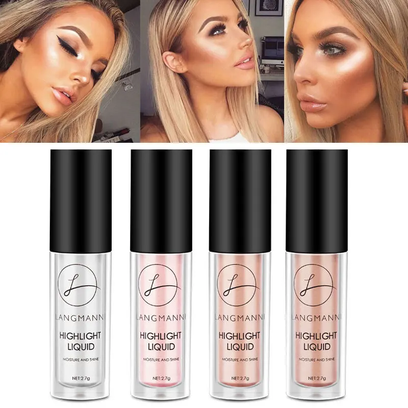 

2018 New Highlighter Illuminator Contouring Makeup Face Brightener Concealer Liquid Primer Bronzer Face Glow Kit Cosmetics