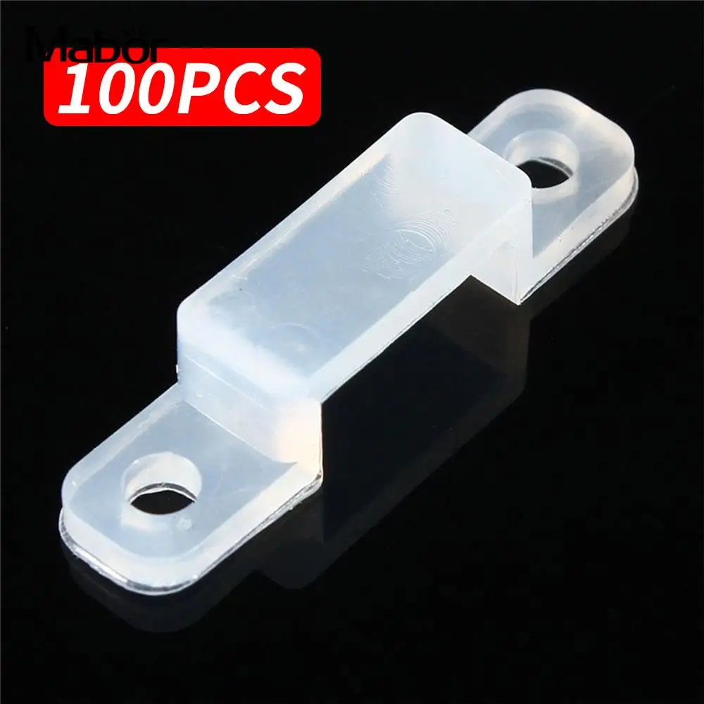 100pcs Fixer Silicon Clip 5050 5630 LED Strip Light Durable Silicon Fastener