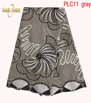

Wholesale price polish cotton lace flower style fabric,african cotton lace fabrics for man! PLC11
