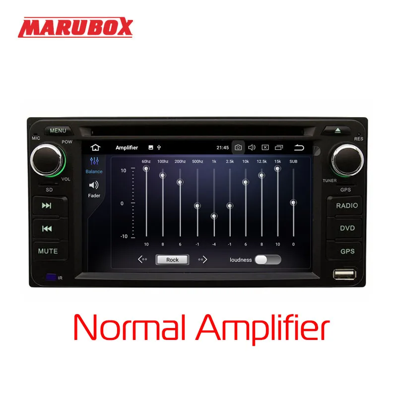 Автомобильный мультимедийный плеер MARUBOX для Toyota RAV4 Android 9 0 4 Гб ОЗУ 2 din DVD Hilux Fortuner