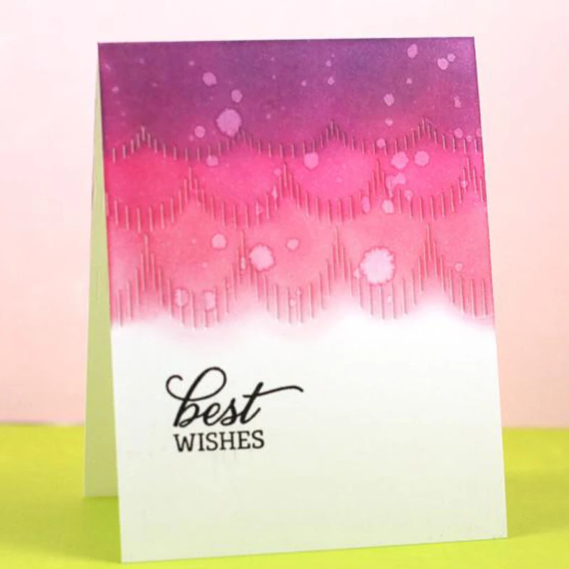 

Stitched Scallops Waves Metal Die Cuts Cutting Dies For DIY Scrapbooking Embossing Paper Cards Decorative Crafts New 2018 Die