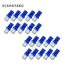 Best Offers ECAHAYAKU 20pcs T10 W5W 5050 5 SMD 194 168 LED white/blue/ice blue Wedge Interior Side Dashboard License Light Lamp Car Styling Best Offers ECAHAYAKU 20pcs T10 W5W 5050 5 SMD 194 168 LED white/blue/ice blue Wedge Interior Side Dashboard License Light Lamp Car Styling