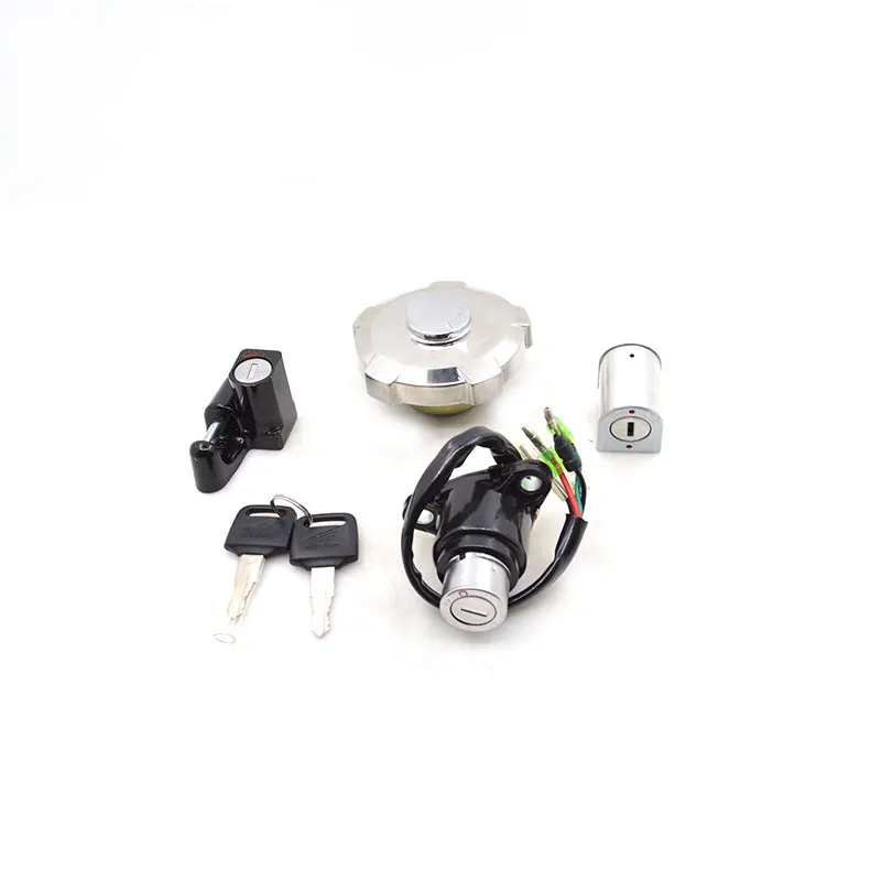 Замок зажигания мотоцикла + крышка топливного бака для Honda WH125-3 CG125 WH CG 125 запасные