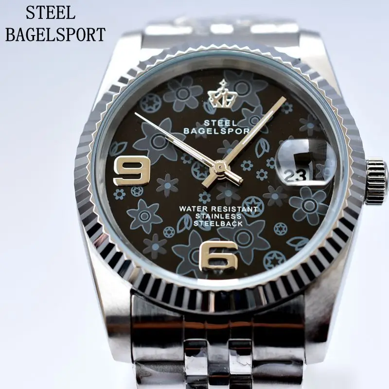 Часы наручные STEELBAGELSPORT женские брендовые Роскошные автоматические механические