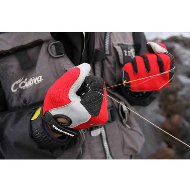 BKK Fishing Gloves For Men Full Fingers Outdoor Ocea Spinning Fishing  Breathable Anti-slip Gloves Used In Four Seasons