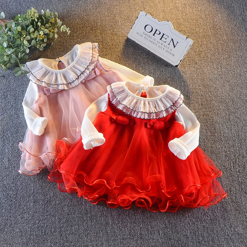 

Autumn Girls Clothing Sets Cotton Brand Children Clothing Fashion Pullover T-Shirt + Nice Dress 2Pcs Baby Clothes Girls HW1115
