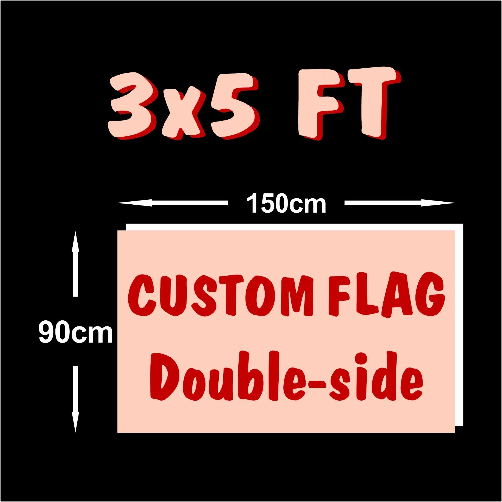 

Digital Printing custom All sizes double sides Flags banners