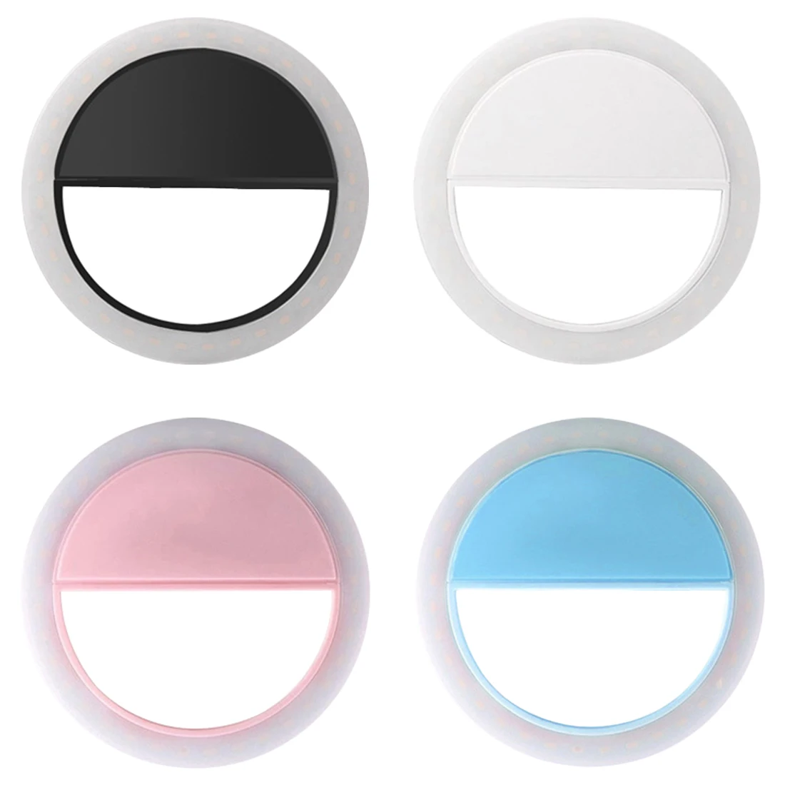 

32 LED Portable Flash Led Camera Clip-on Mobile phone Selfie Ring Light Video Light Night Enhancing