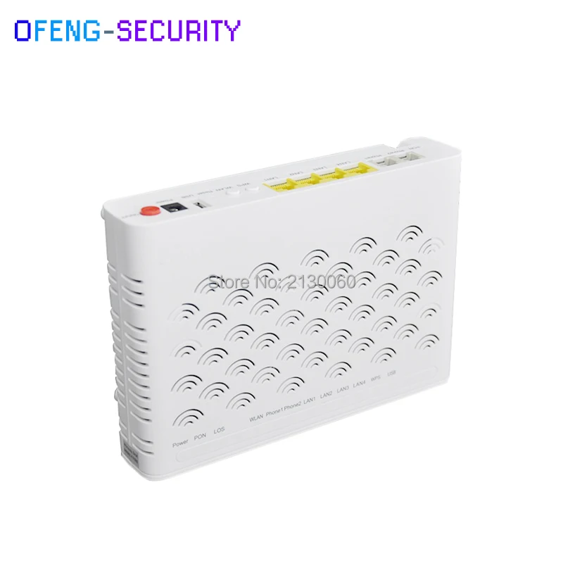 Zte GPON ONU ZXHN F612W с 2 портом FE + 1 голосовым wifi и английский интерфейс
