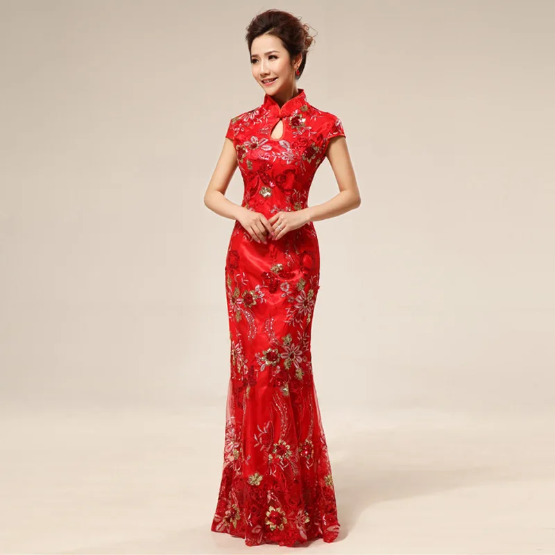 Red qi pao dress pictures Red qi pao dress pictures