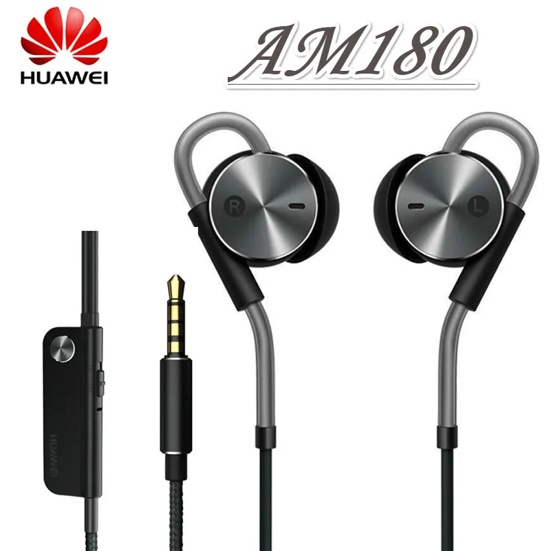 

Original Huawei professional Active Noise Cancelling Earphone AM180 Headset HiFi with Remote & MicPhone For Huawei Phones