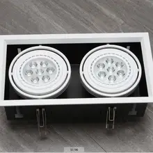 12 Вт квадратный потолочный светильник решетка лампы для торгового центра/магазина/отеля/гостиной