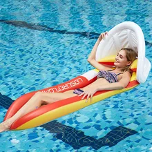 Надувное плавающее кресло для плавания, надувной матрас, пляжный шезлонг, плавающая спальная кровать, стул для водных видов спорта, кресло для кровати