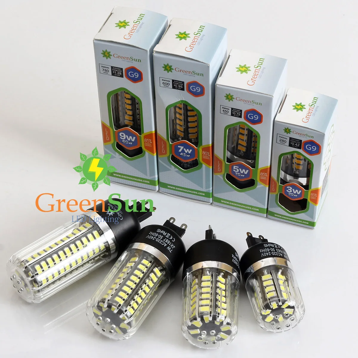 4/10 шт. G9 5736 SMD светодиодный светильник для кукурузы 3 Вт/5 Вт/7 Вт/9 Вт яркий светодиодный прожектор лампа 220 В Энергосбережение