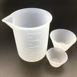 Продвижение 4 стиль силиконовая мерная чашка Разделение чашки смолы Силиконовые формы ручной работы DIY инструмент для изготовления