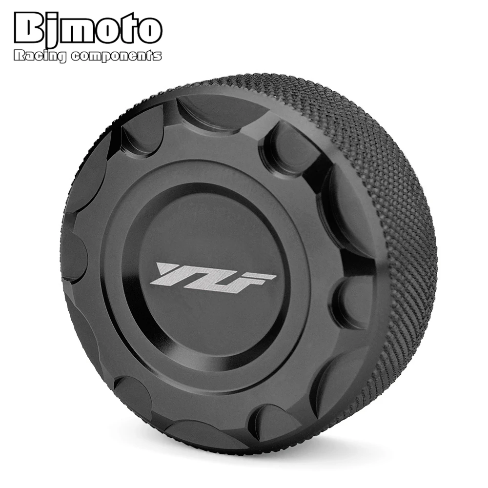 

BJMOTO Motorcycle CNC Cylinder Rear Brake Fluid Reservoir Cover Cap For Yamaha YZF R25 2013-2018 YZF R3 2015-2018 YZF R1 YZF R6