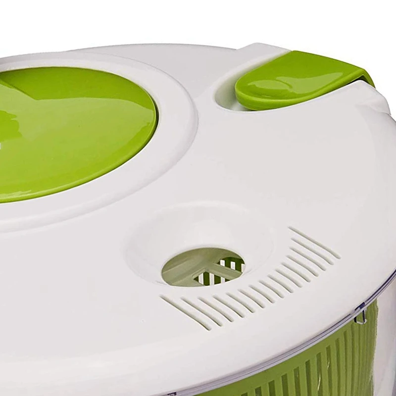 Ctg-00-Sas Salad Spinner, Green And White