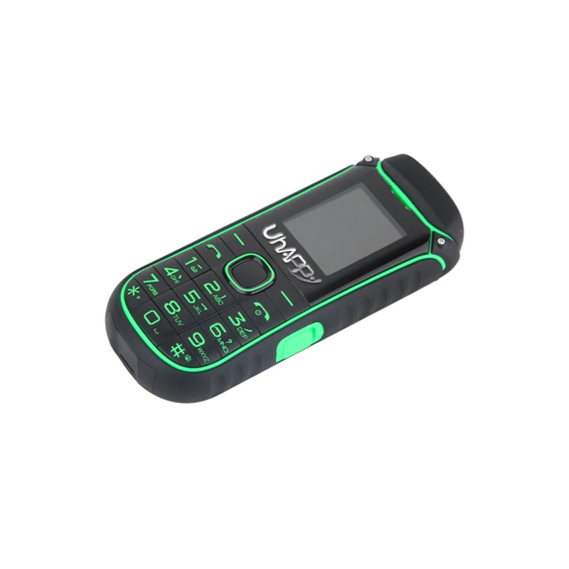 Новый UHAPPY A5000 + русская клавиатура фонарик две sim карты 2G GSM 4400mAh большой