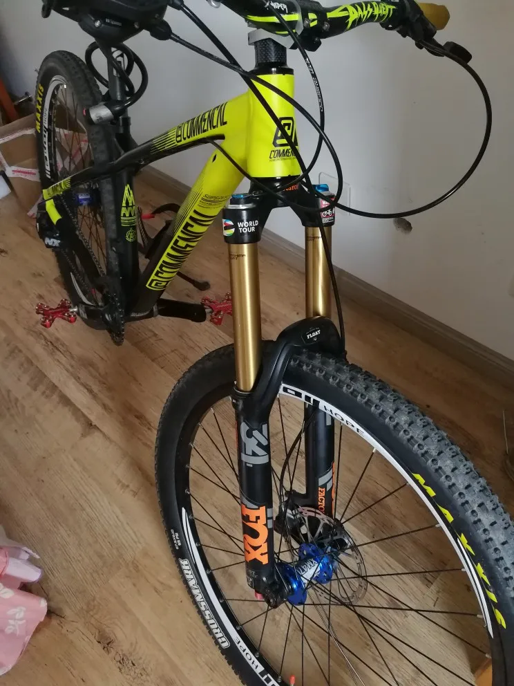 2018 fox34 mtb наклейки на вилке горный велосипед подтяжках 29 27.5er украшения|Наклейки