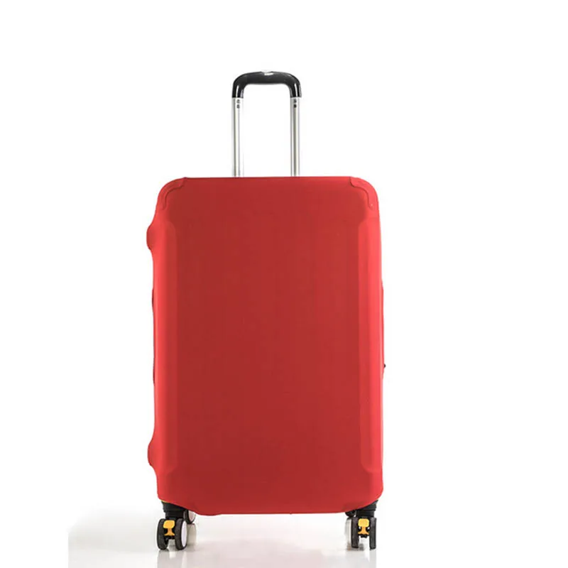 Чехол чехол для путешествий чемодан на колесиках защитный чехол для 18-28 дюймов аксессуары для путешествий Чехол для багажа эластичный чехол - Цвет: Красный