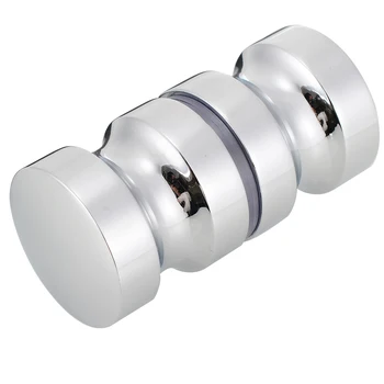 

30mm/1.2inch Single Groove Glass Door Knob Aluminum Alloy Shower Room Cabinet Handle Pull For Home Hardware