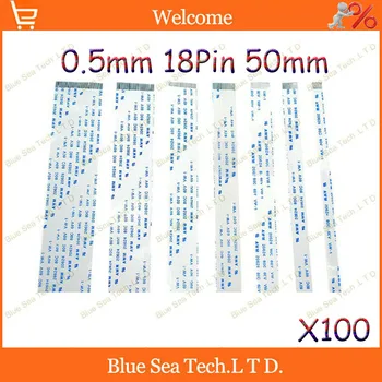 

100pcs/lot FFC FPC Flexible Flat Cable 0.5mm pitch 18pin 50mm Isotropy or Anisotropy cable,20624.Welcome custom-made Order.