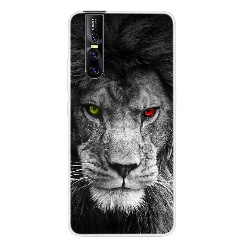 271893-VIVO V15 PRO 现代风软壳-红绿眼狮