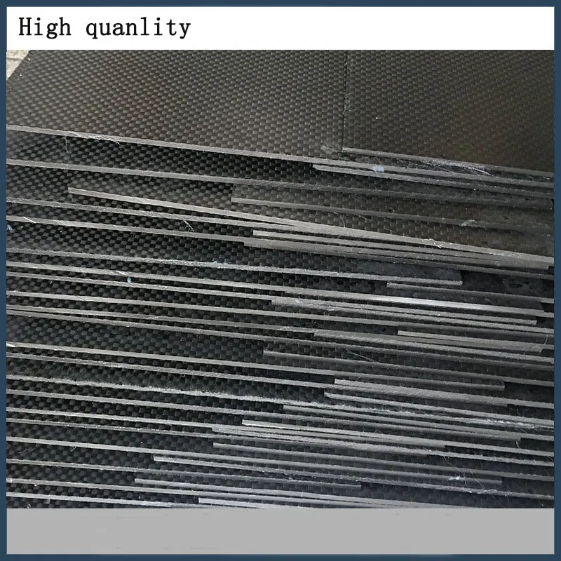 Полностью 3K Углеродное волокно лист доска материал матовая саржа 400*500 400x500 мм 40x50 см толщина 1 1,5 2 2,5 мм