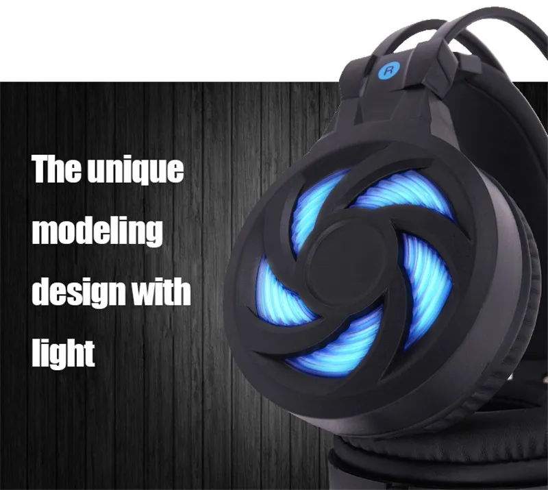 SOYTO Original Wired Gaming Headphones for PC LED Glowing Headset Stereo Bass Fone De Ouvido Auriculares With Mic for Games5