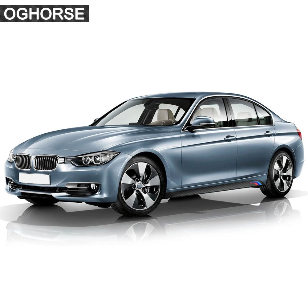 Для BMW F30 F31 X5 F15 X6 F16 E60 F32 F34 F22 E90 F10 F11 F01 F02 G30 Z4 E89 F20 М производительность сбоку юбка в полоску Стикеры наклейка