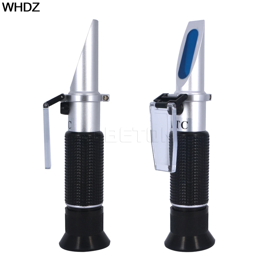 

Hot New Hand Held Brix Refractometer For Sugar Beer Brix Test Optical 0-32% Brix ATC Fruit Sugar Meter Saccharimeter