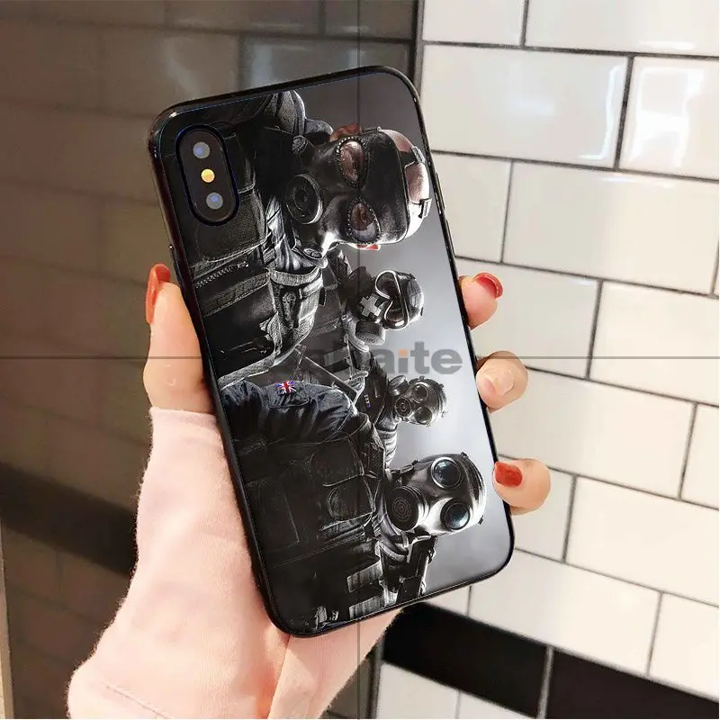 Babaite Rainbow Six Siege Coque чехол для телефона iPhone 8 7 6 6S Plus 5 5S SE XR X XS MAX Coque Shell