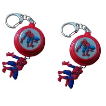 20pcs loud sound personal attack alarm Spiderman portable kids alarm keychain for kids