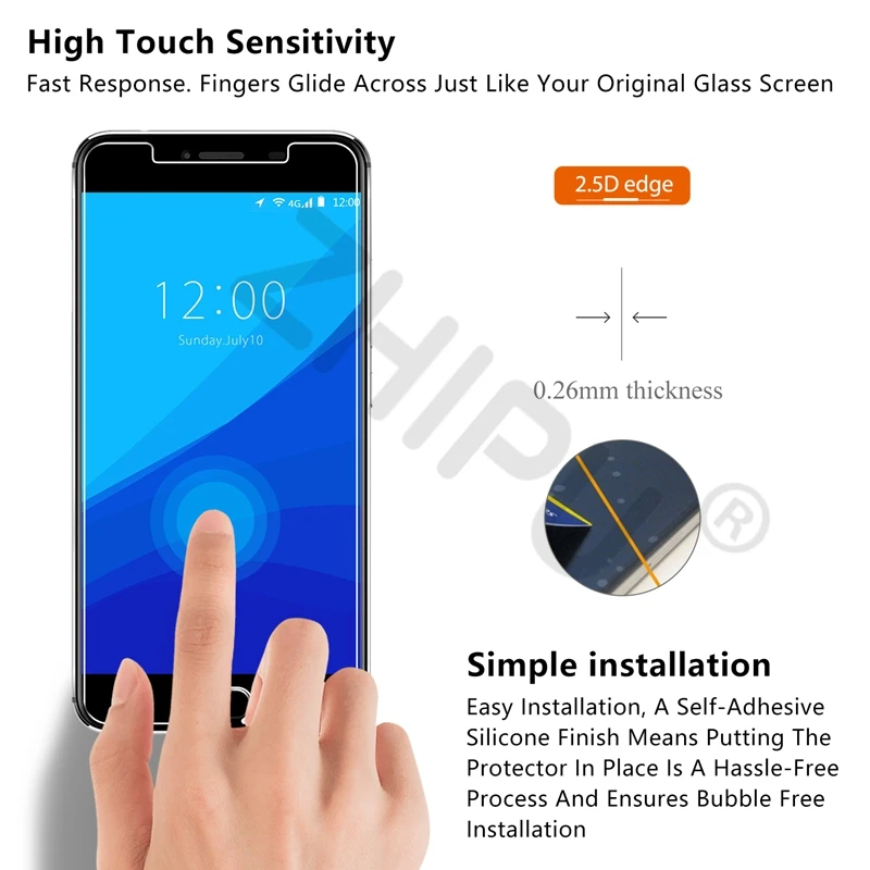 2.5D 0 26 мм 9H Премиум Закаленное стекло для UMIDIGI C Note 5 дюймов Защитная пленка