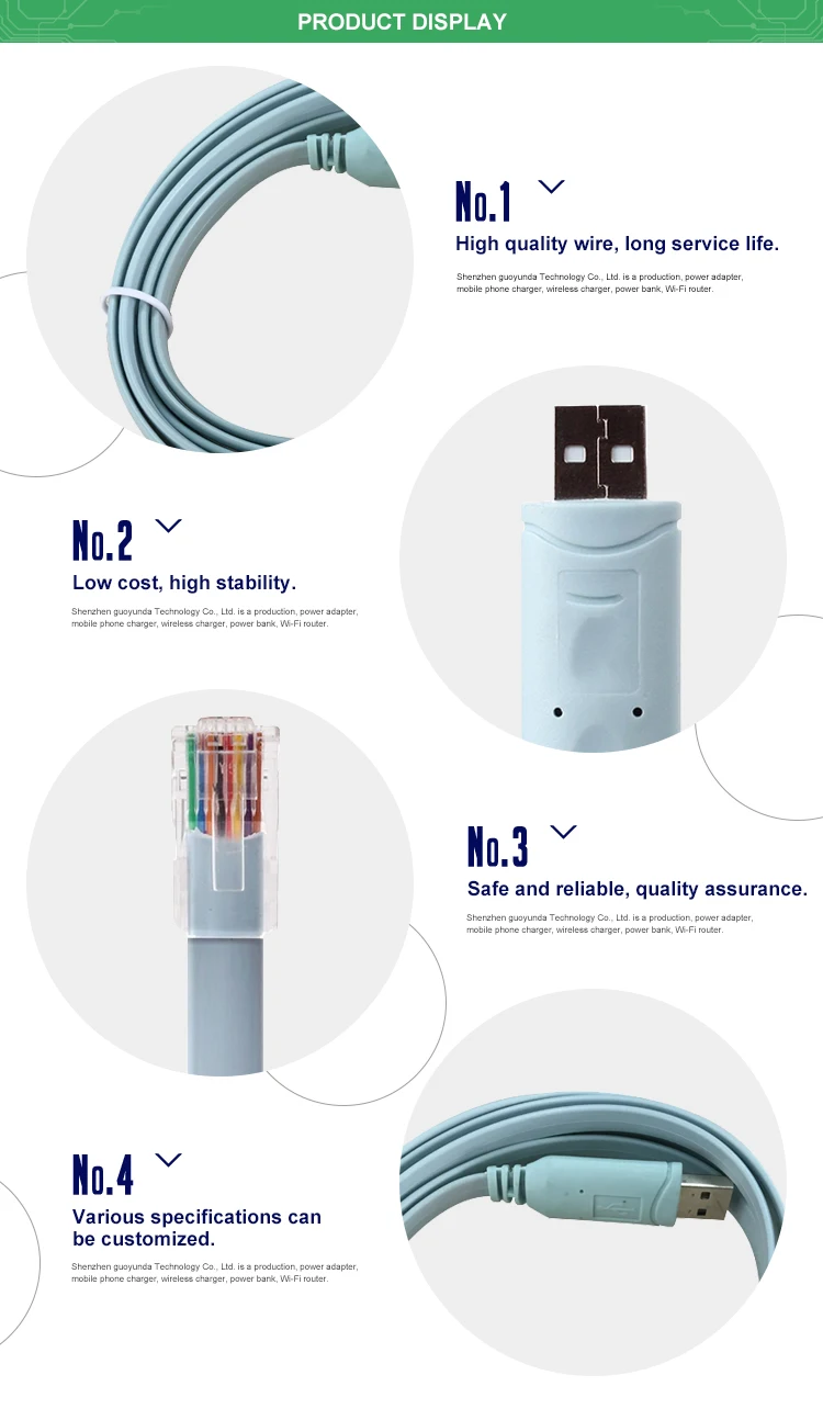 USB to RJ45 Cisco Console Cable 2