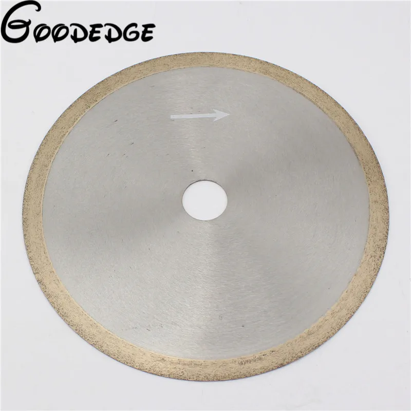 12" 300mm Arbor 3/4" Standard Wet Cutting Continuous Rim Glass Diamond