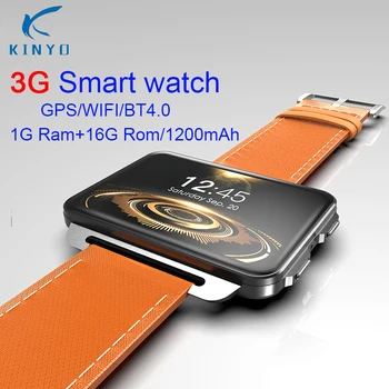

2018 New Arrival 3G Smart Watch Android 5.1 Supper Big Screen 1200 Mah Lithium Battery 1GB + 16GB ROM Wifi Take Video For Gifts