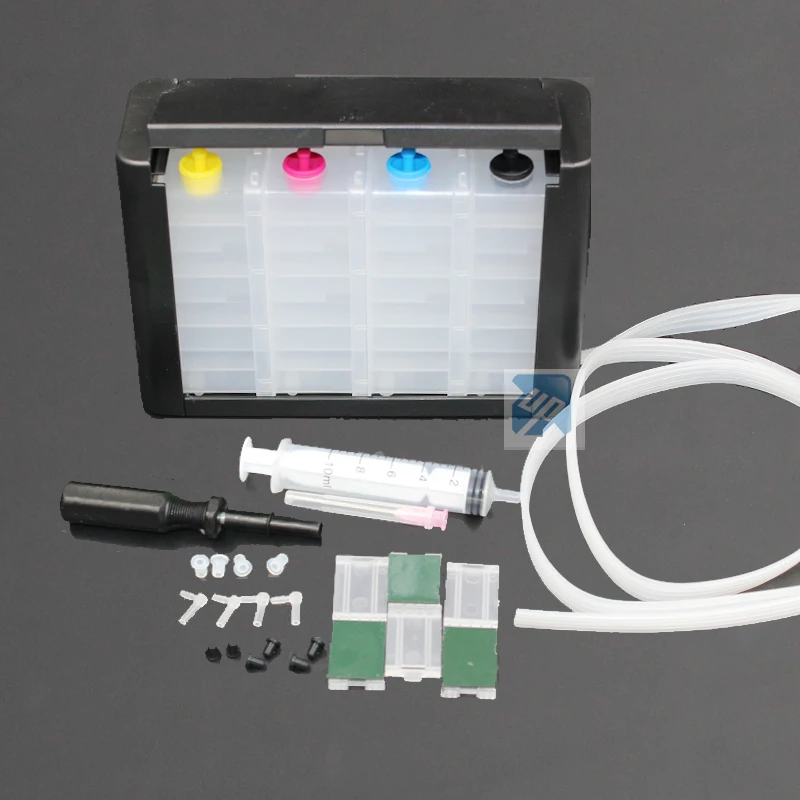 continuous ink system 4 color CISS kit with accessories ink tank for for Epson/HP/Canon/Brother