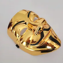 Gold Silver Face Mask Party Mask for Face Costumes Carnival Mask Bachelorette Party Supplies Hallow Party Halloween Mask predator style face mask silver