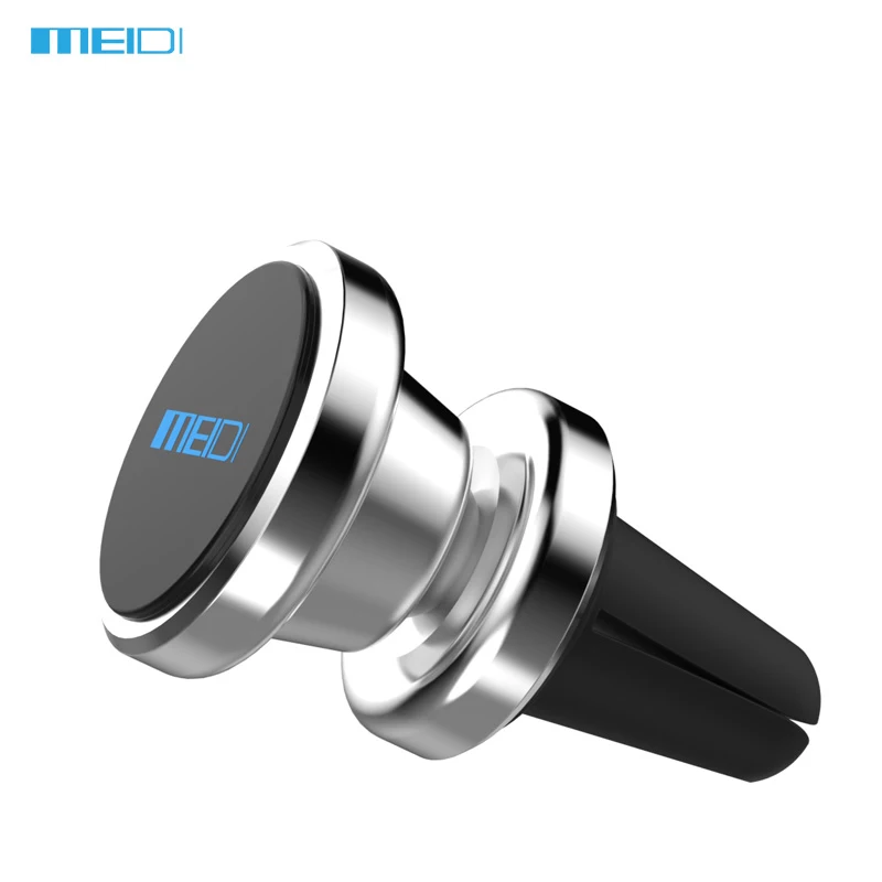 MEIDI, металлический магнитный автомобильный держатель для телефона, автомобильный держатель для мобильного телефона, паста для iphone 6 7 8, автомобильная подставка для телефона - Цвет: silver