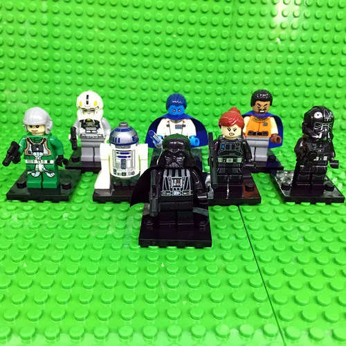 400 шт. SY637 строительные блоки StarWarsed Финн R2D2 Дарт Реван Вейдер супергерой Luke SkywalkerAction детские подарки игрушки - Цвет: sy637