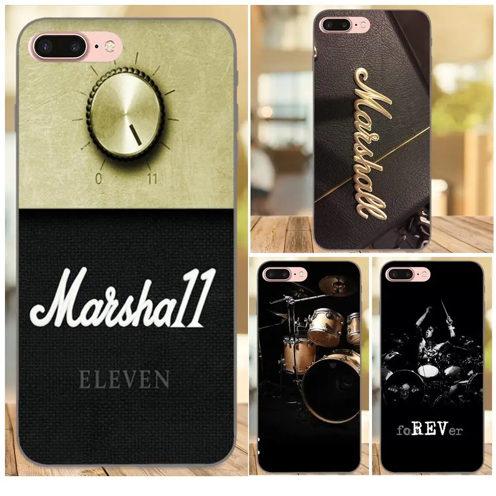Гитары Amp Marshall Drum Красочные Модные для Huawei Honor 5A 6A 6C 7A 7C 7X 8A 8C 8X 9 10 P8 P9 P10 P20 P30 Mini Lite
