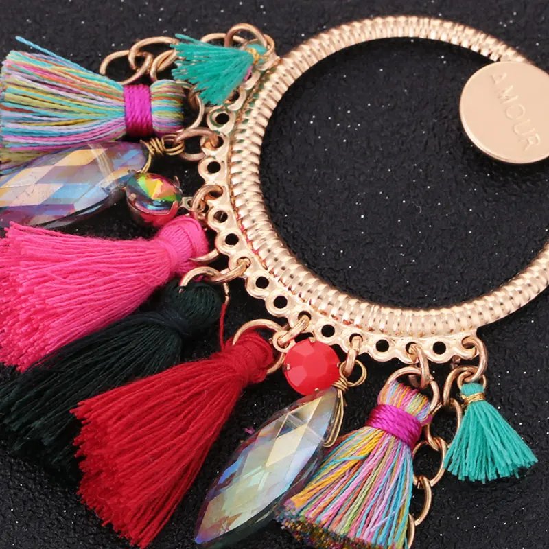 Oorbellen tassel bohemian drop earrings for women (17)