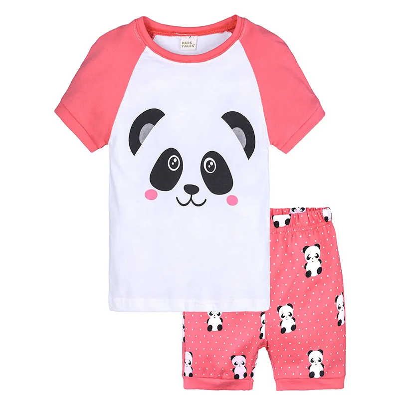 2018 Baby Boys Girls Clothes Summer Cartoon Kids Outfit Cotton Short Sleeve T Shirt Shorts 2Pcs Children Clothing Set Sport Suit (20)